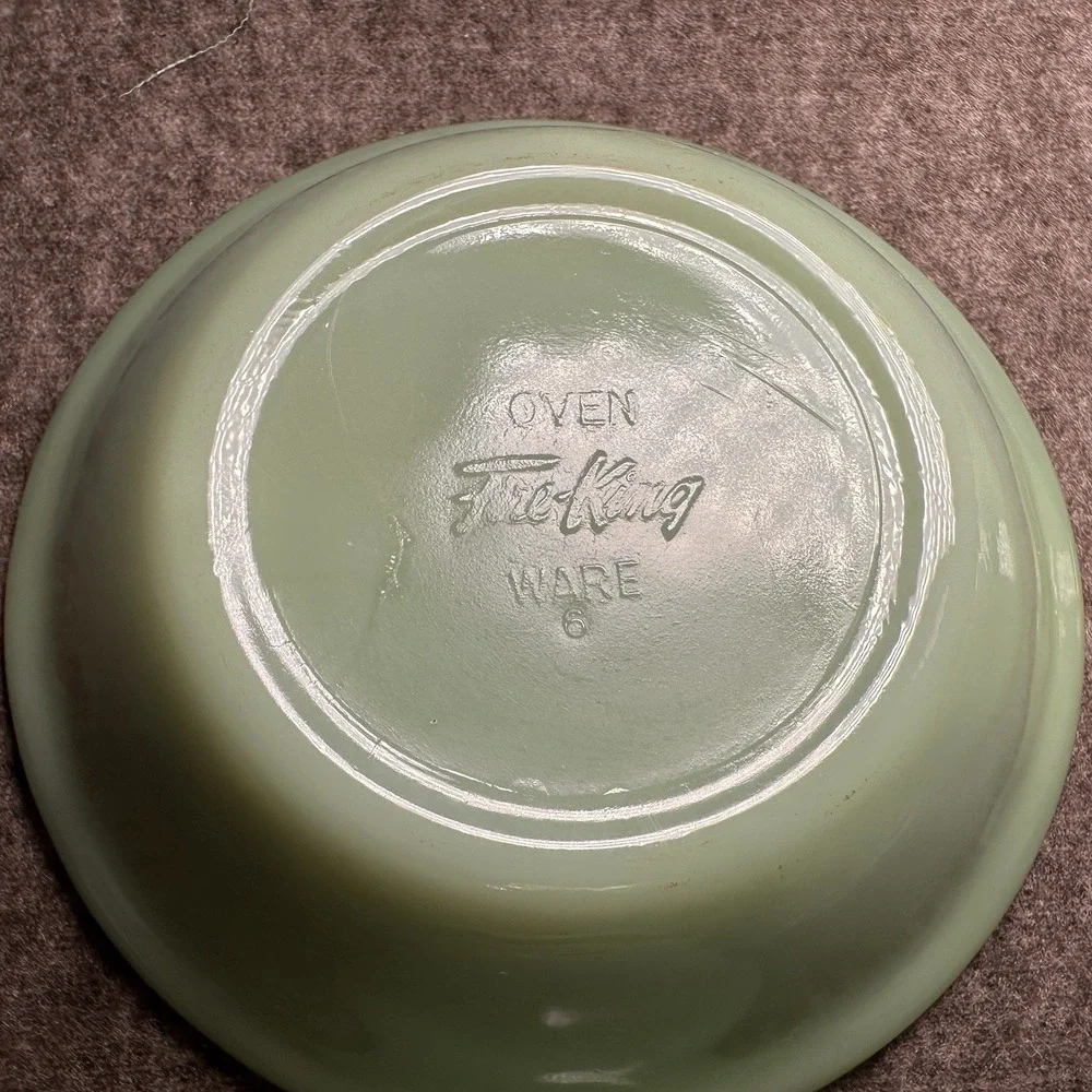 Jadeite Fire King Anchor Hocking 4 1/2